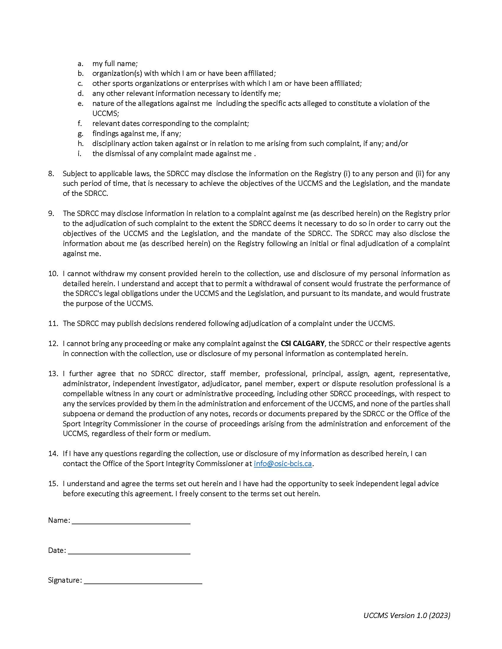 UCCMS Consent Form CSIAB v1.2023 Page 2